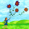 Girl With Flowers